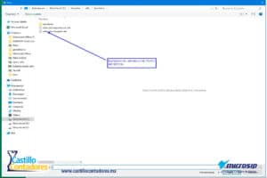 manual microsip. abrir texto en excel. paso 2b