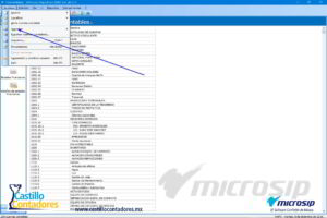 como cargar mi catálogo de cuentas en microsip. 5